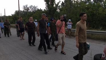 Из плена боевиков освободили 10 пленников. / © Ирина Геращенко/Facebook