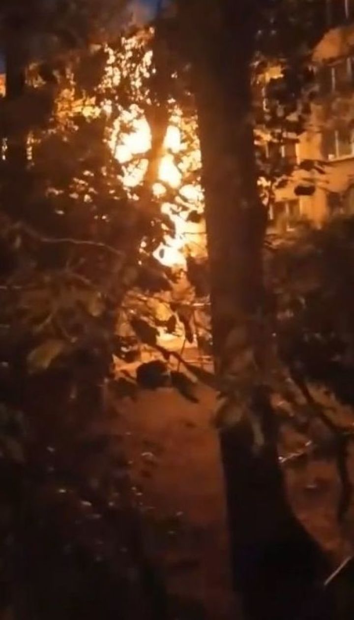 В спальном районе Киева ночью горела многоэтажка