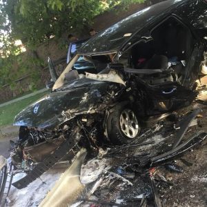 "Ужгородська Зайцева". На Закарпатті 21-річна водійка Porsche Cayenne протаранила Ford, постраждалий - у реанімації