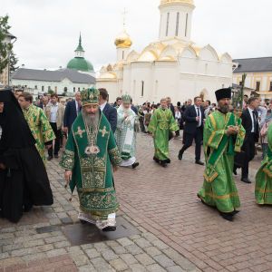 Опоблоківець Новинський та митроролит Онуфрій зустрілися у Росії з патріархом Кирилом
