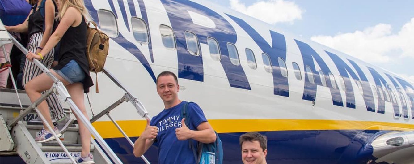 Ryanair осенью вдвое увеличит количество рейсов и маршрутов в Украину
