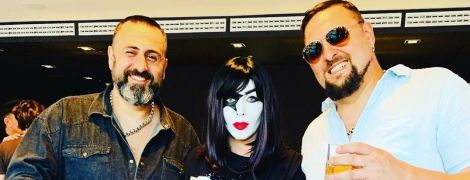 Разрисованная Ирина Билык показала, как с Винником на KISS сходила