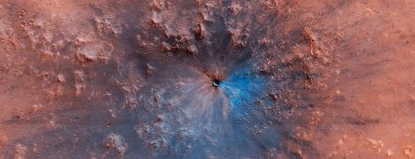 NASA показала знімки новоутвореного кратера на Марсі