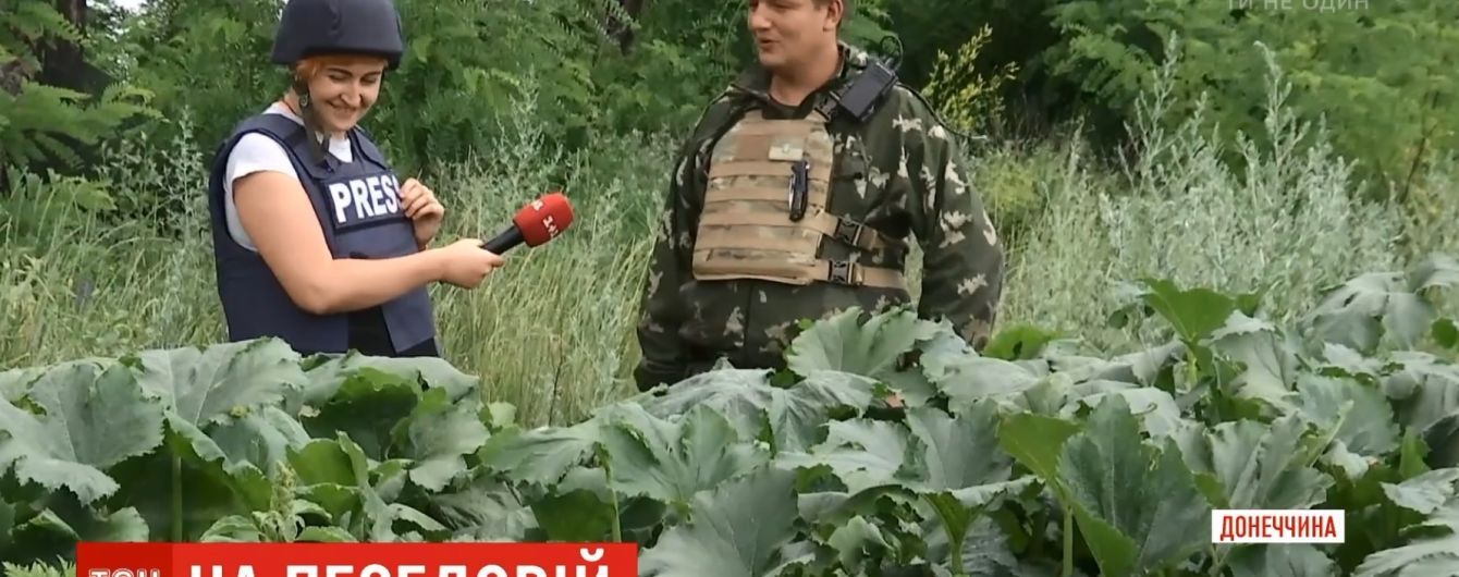 "Вітаміни і маскування": військові поставили овочі на службу армії в ООС