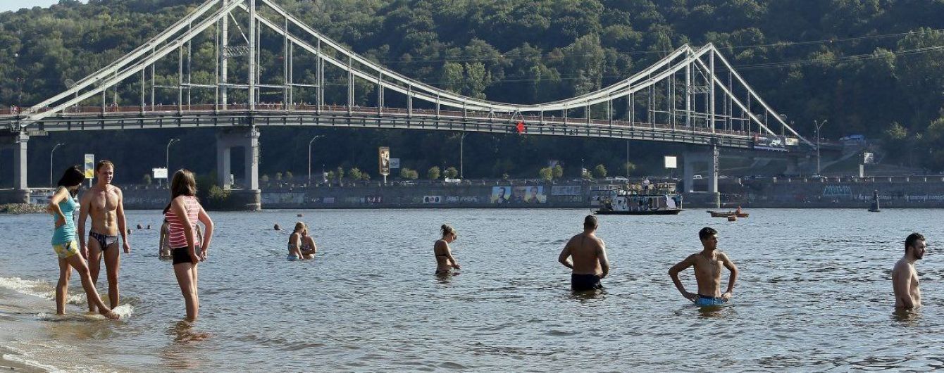 Де в Києві можна купатися та засмагати: інтерактивна мапа безпечних пляжів