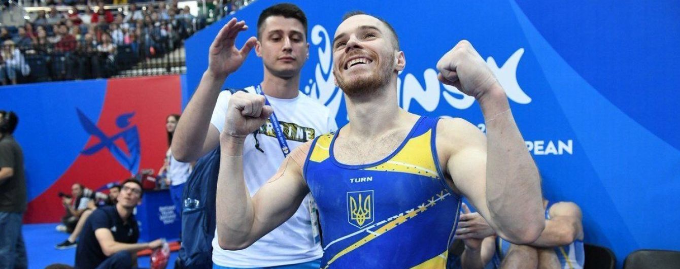 Украинские гимнасты Верняев и Бачинская оформили "золотой" дубль на Евроиграх