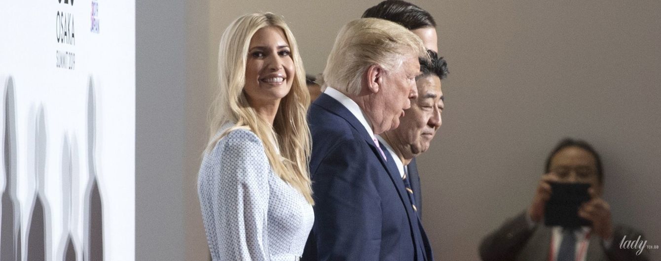 В голубом и розовом: два красивых образа Иванки Трамп на G-20