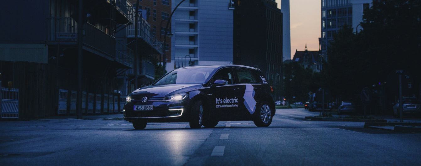 Volkswagen запустил каршеринг с электрокарами в Берлине