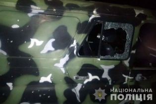 На Донбассе террористы обстреляли полицейскую машину