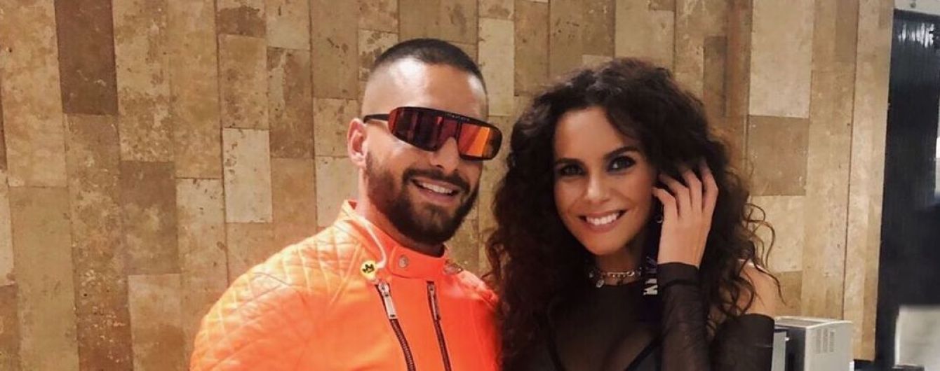 Сексапильная Настя Каменских зажгла на концерте Maluma