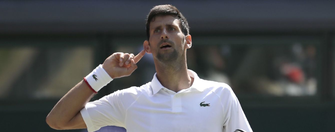 Джокович захищатиме чемпіонський титул. Ноле вийшов у фінал Wimbledon і чекає на Надаля чи Федерера