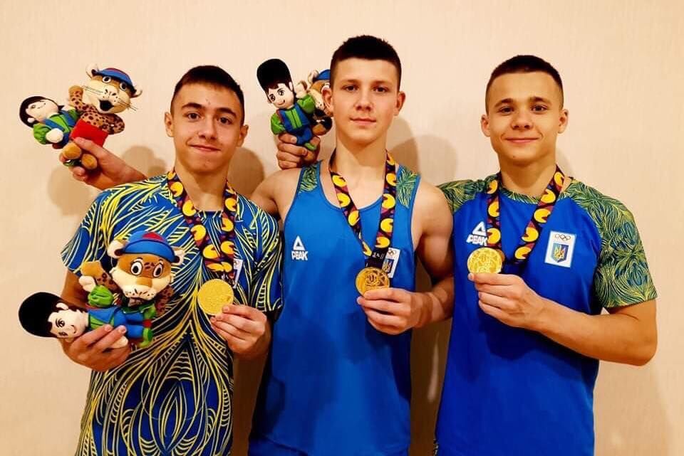 Українські гімнасти юнаки