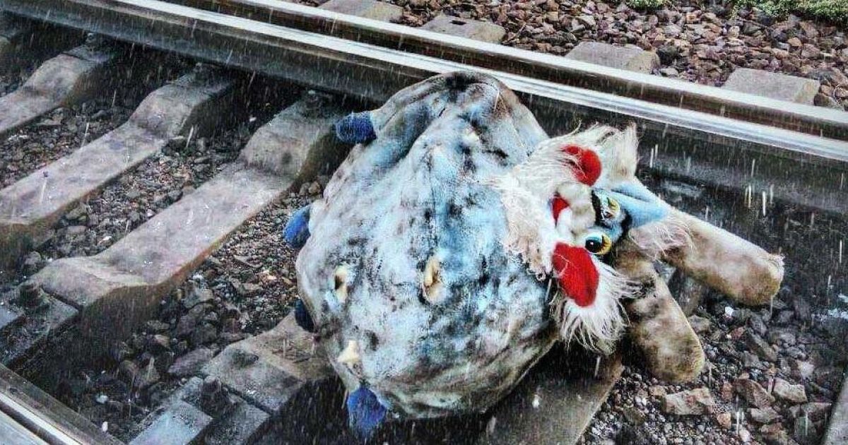 Машиніст "Інтерсіті" екстрено загальмував через іграшку на колії
