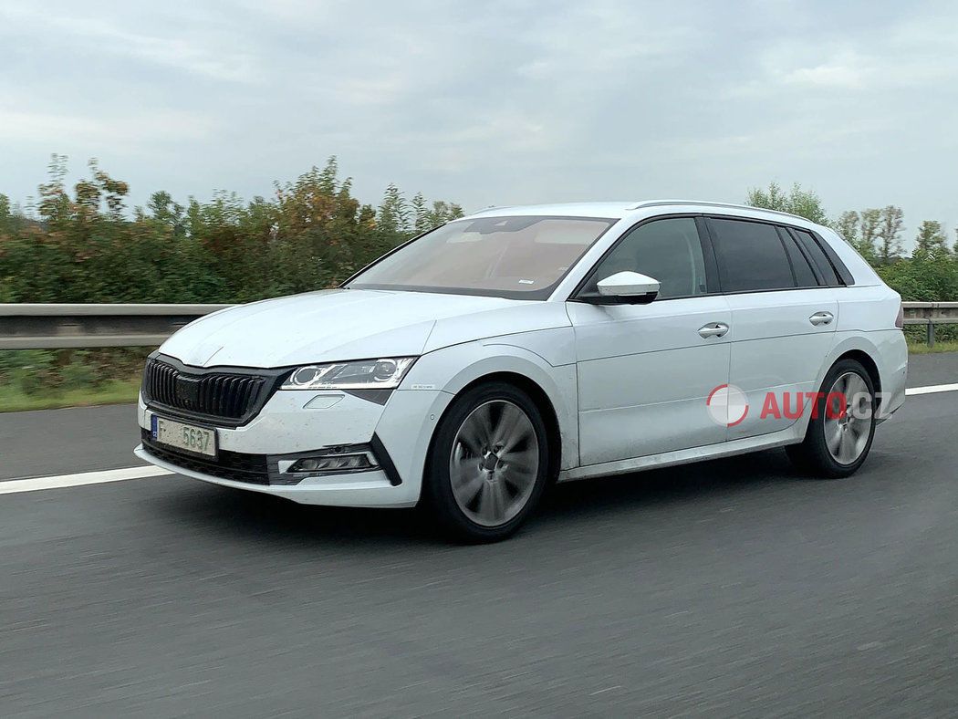 Автошпионы сфотографировали обновленную Skoda Octavia