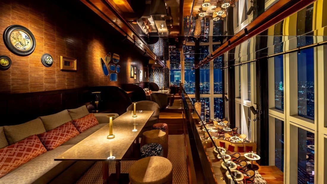 Бангкок, ресторан Mahanakhon Bangkok SkyBar