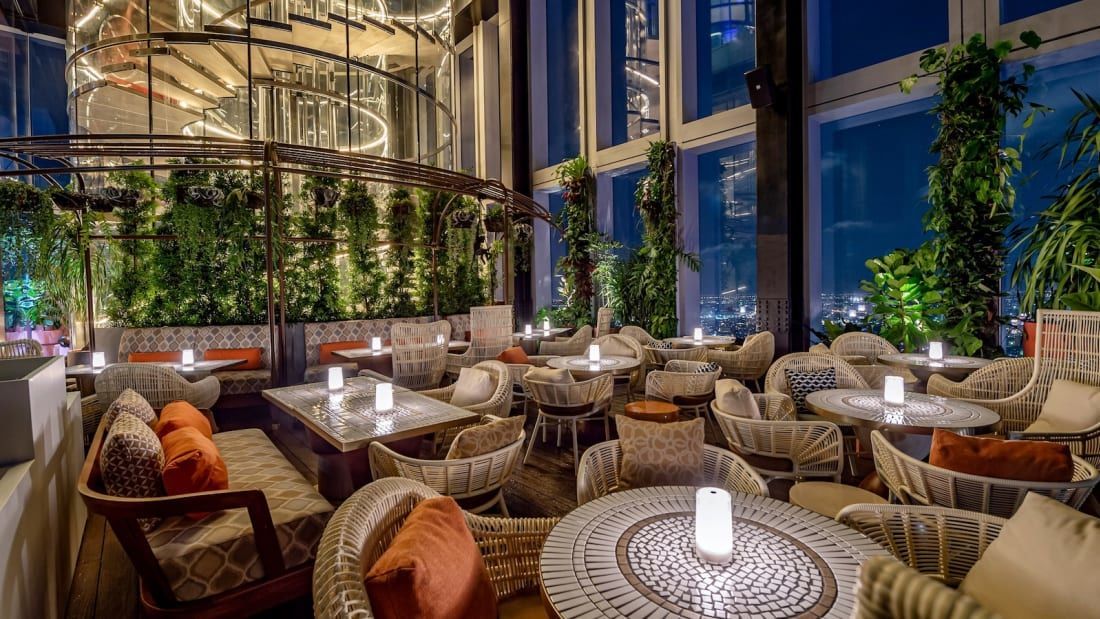 Бангкок, ресторан Mahanakhon Bangkok SkyBar