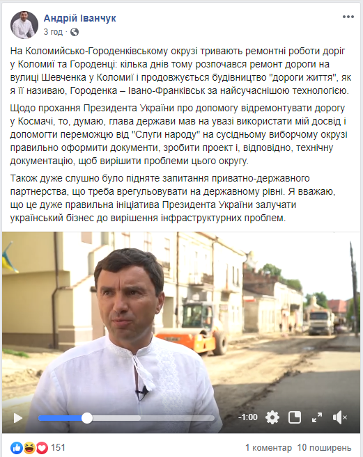 Пост Іванчука