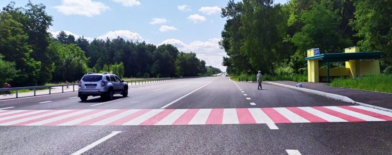 Международное шоссе Чернигов–Гомель показали на видео после ремонта