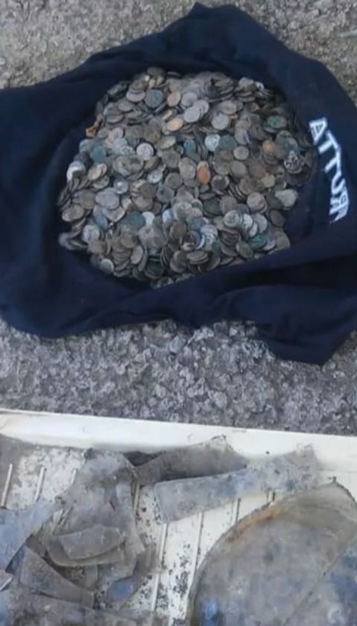 6 килограммов польских монет случайно выкопали в Тернопольской области