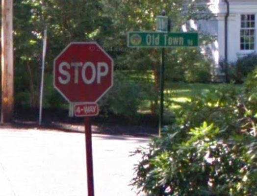 Оld Town Road знак