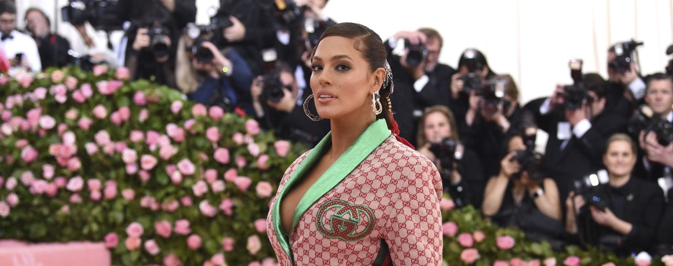 Plus-size модель Ешлі Грем вагітна первістком
