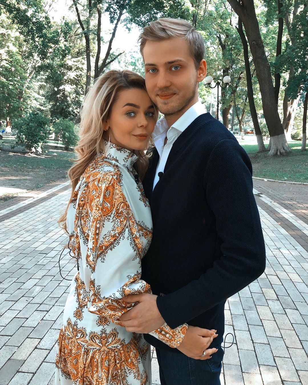 Аліна Гросу з чоловіком