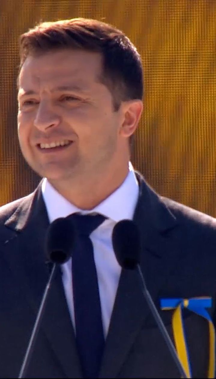Речь президента Украины Владимира Зеленского ко Дню независимости 2019