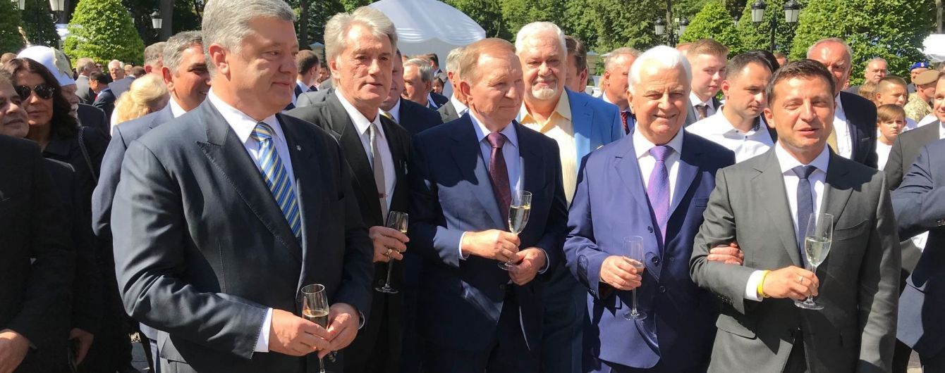 Порошенко встретился с президентами после официального празднования Дня Независимости