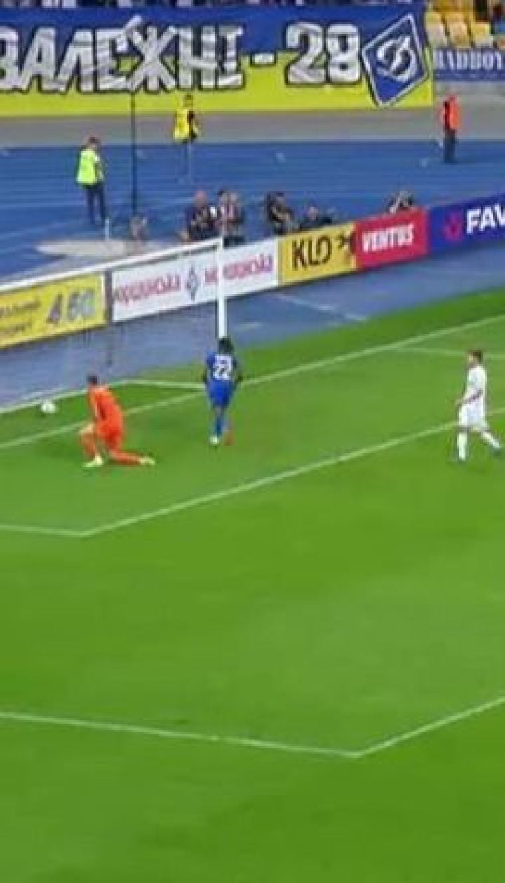 Динамо - Олімпік - 1:1. Відео голу Циганкова