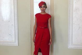 Lady in red: Катя Осадчая в элегантном образе пришла в Верховную Раду