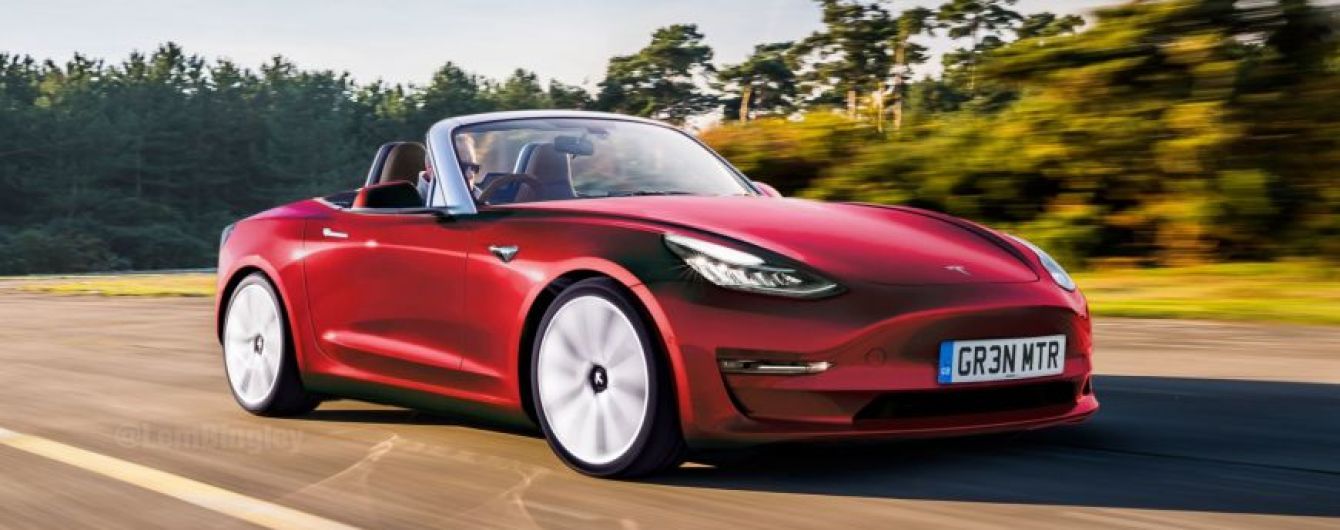 В Сети показали бюджетный Tesla Roadster