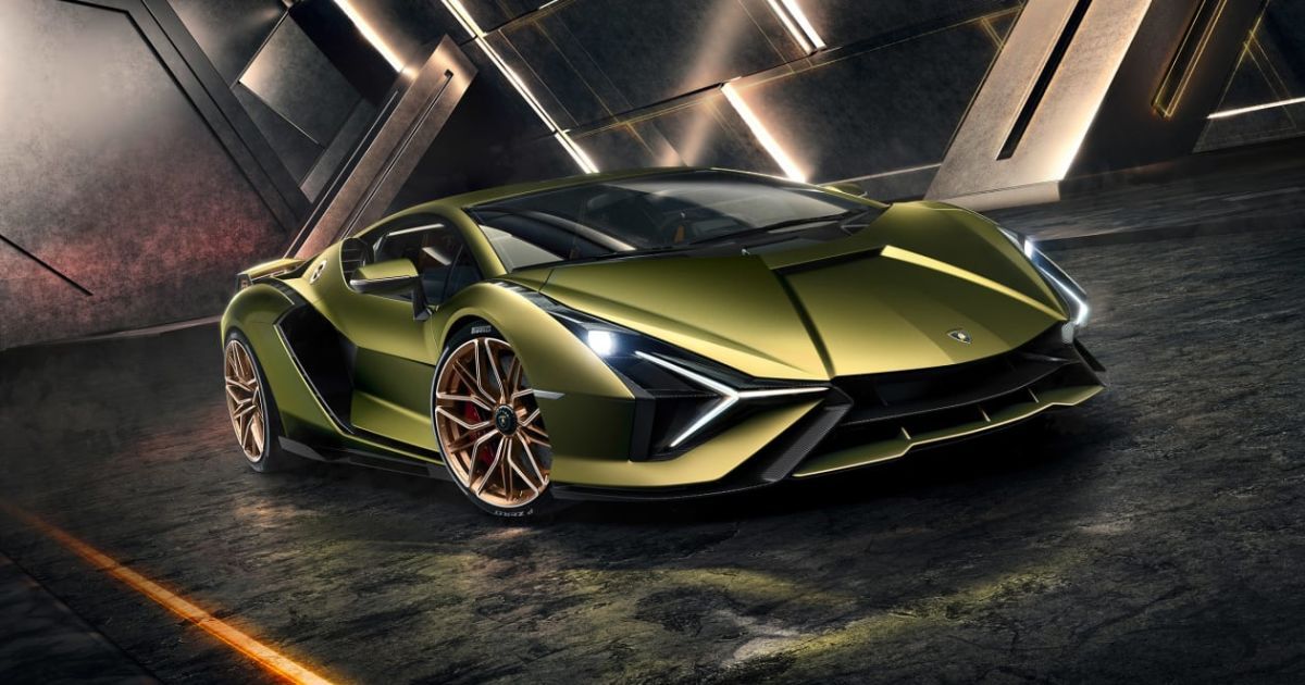 1-ый серийный гибрид Lamborghini воплотил идеи Ё-мобиля