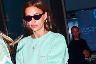 У латексних мінішортах: Ірина Шейк на афтепаті в Нью-Йорку