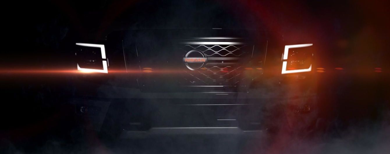 Nissan интригует тизером нового пикапа Titan