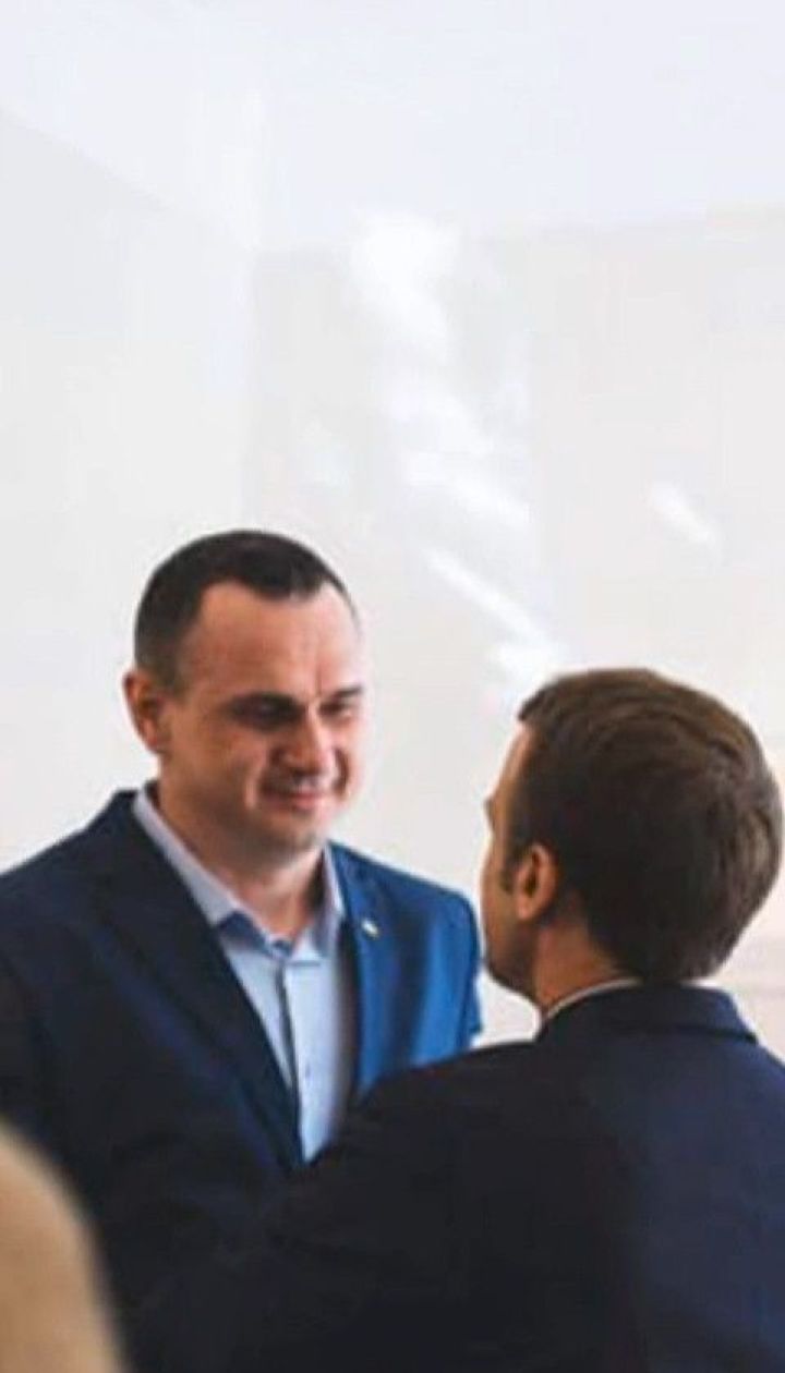 В кулуарах ПАСЕ Сенцов с Макроном пообщались о судьбе пленников Кремля