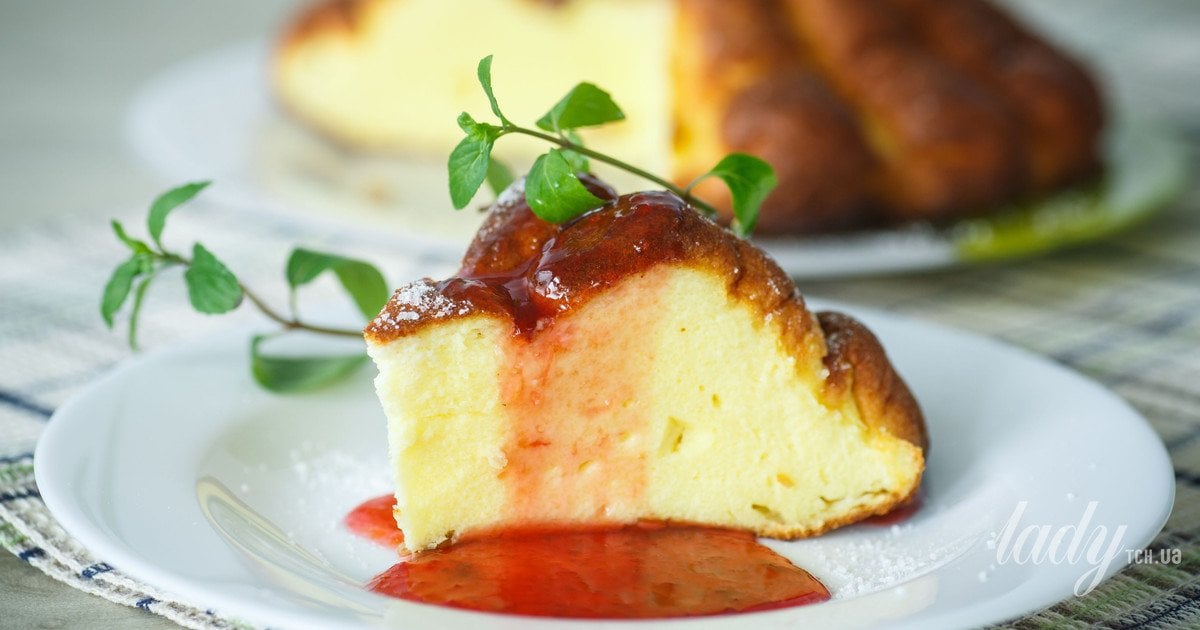 Сирна запіканка з манкою