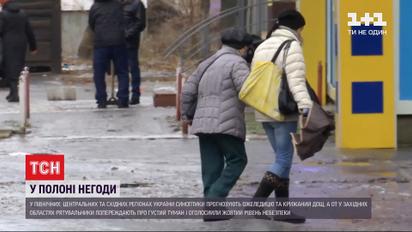 Непогода в Украине: лед скует дороги и тротуары на севере, в центре и на востоке