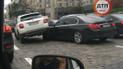 У Києві компактний кросовер наїхав на BMW