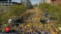 На вулиці Барселони вийшли зо три сотні тисяч протестувальників