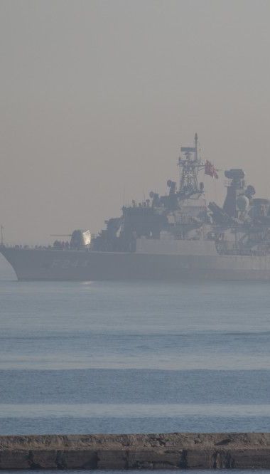 В Одессу прибыли турецкие военные корабли