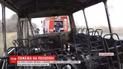 На Житомирщині на трасі загорівся ритуальний автобус з труною
