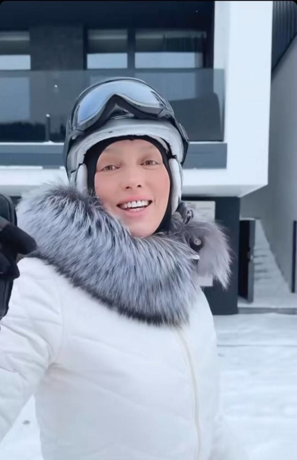 Оля Полякова у Буковелі / © instagram.com/polyakovamusic