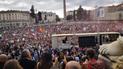 У Римі застосували водомети для зупинки мітингарів, які штурмують урядові будівлі через "паспорти вакцинації"