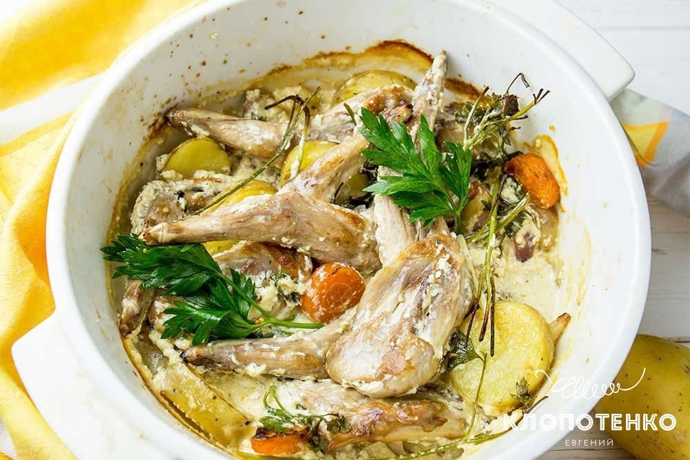 Печеня з кролика, для блогів
