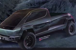 "Пикап-бронетранспортер" Tesla показали на видео