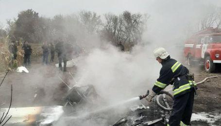 На Полтавщине разбился вертолет - разбился экс-министр Кутовой