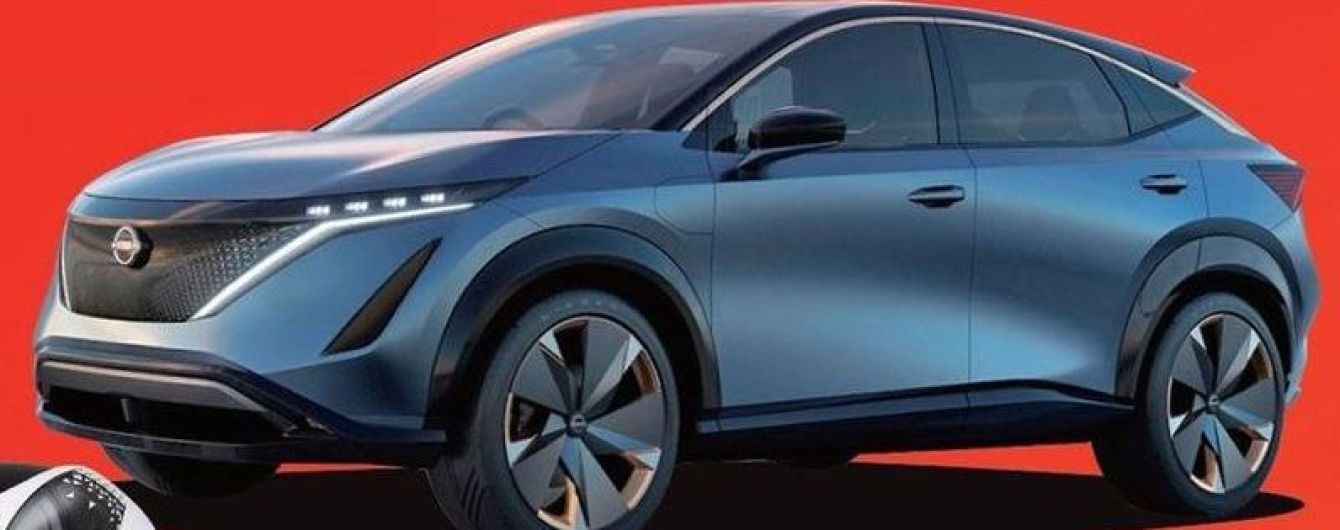Электрический кроссовер Nissan Ariya показали на тизере