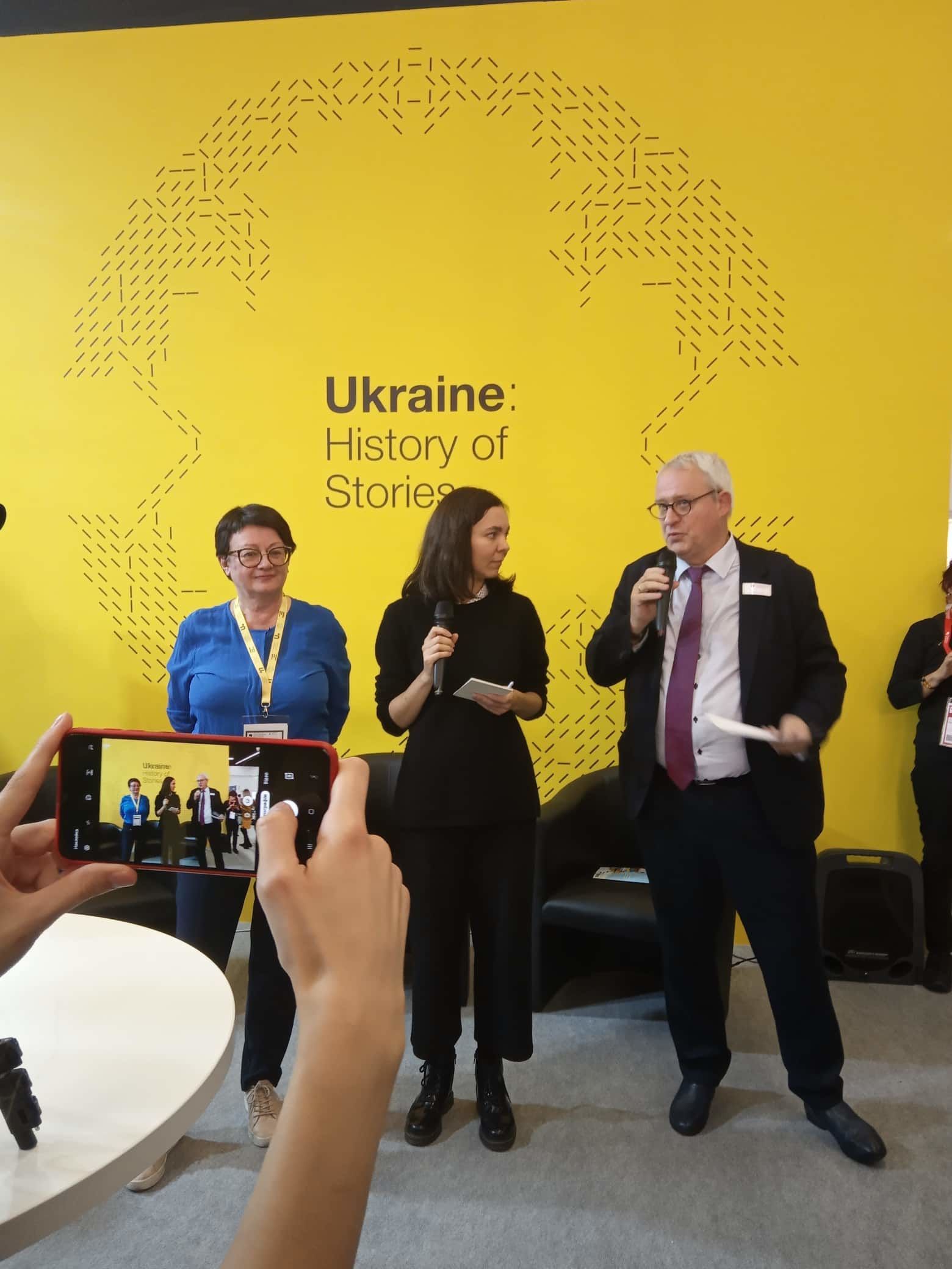Відкриття українського стенду, для блогів