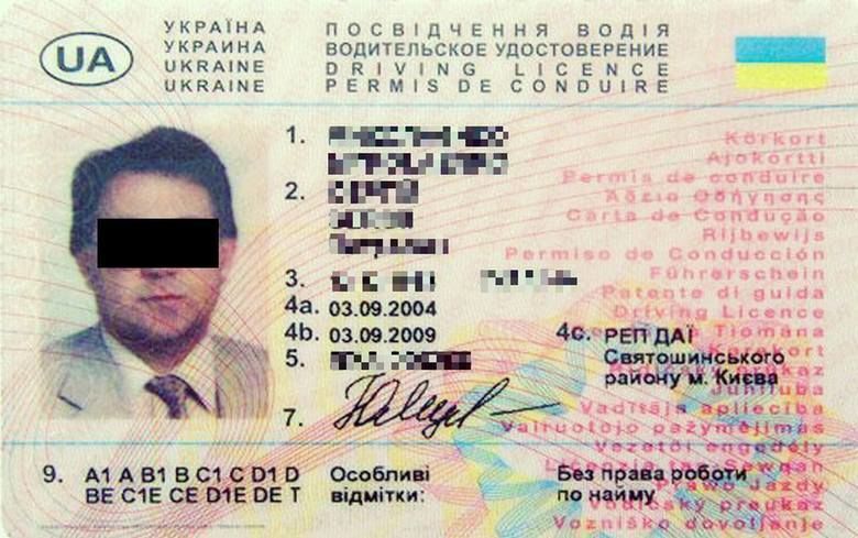 Водійські права
