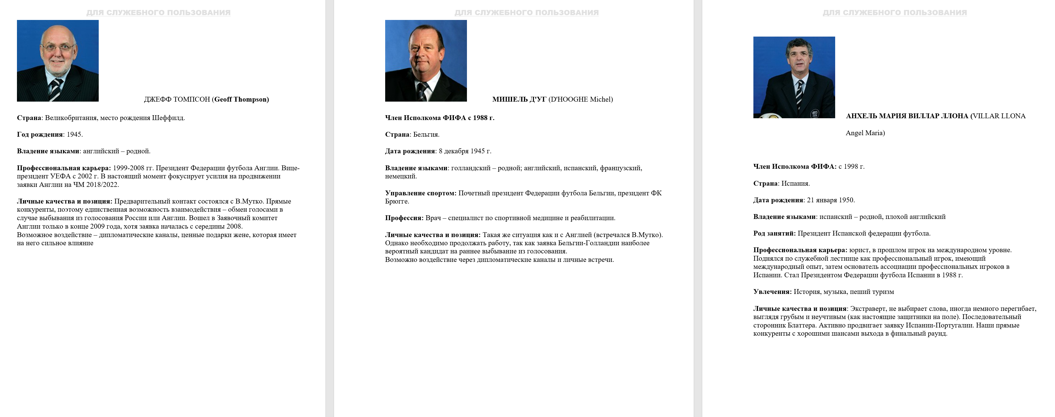 Чиновники ФІФА